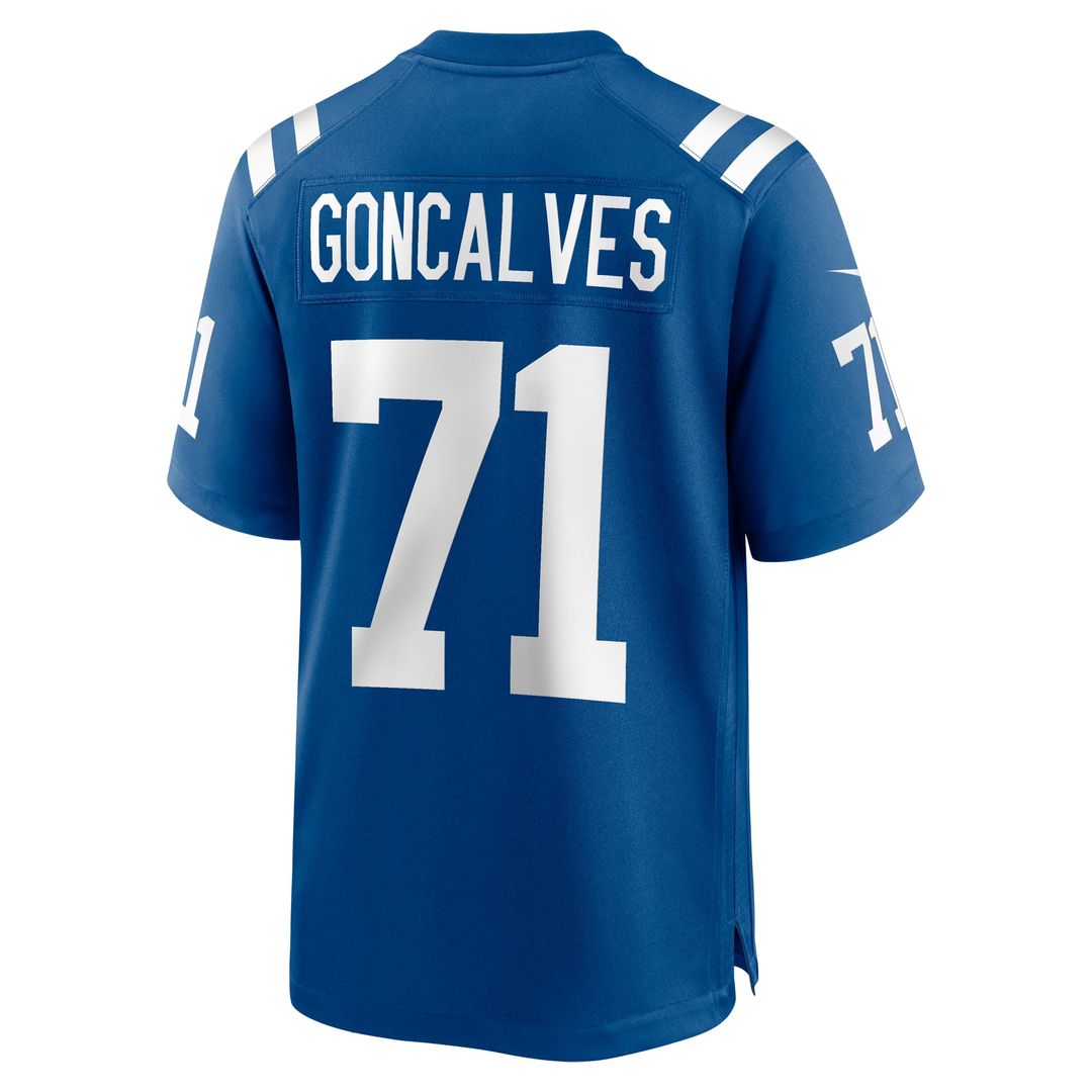 Indianapolis Colts Matt Goncalves Nike Royal Game Jersey