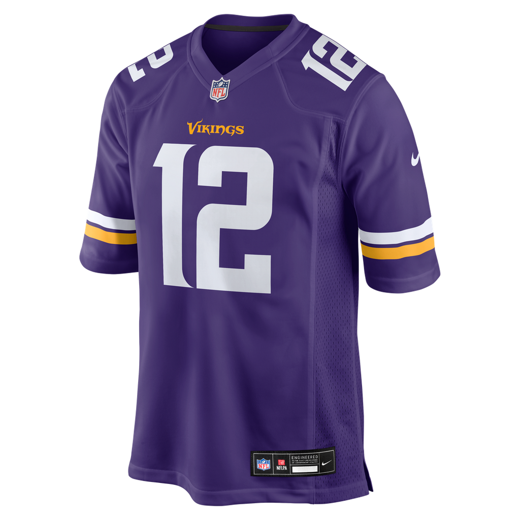 Minnesota Vikings Max Brosmer Nike Purple Team Game Jersey