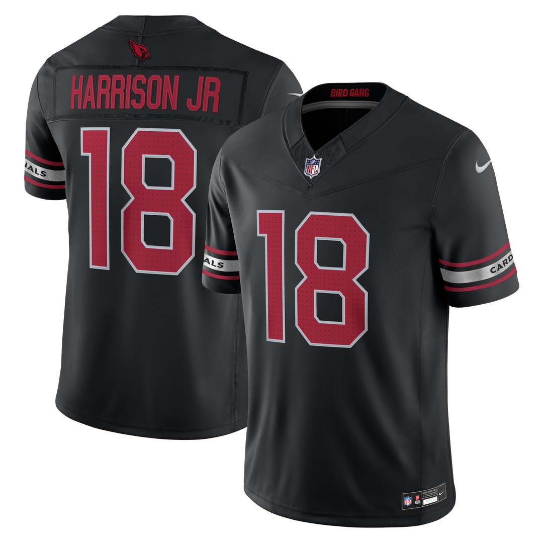 Arizona Cardinals Marvin Harrison Jr. Nike White Vapor F.U.S.E. Stitched Limited Jersey