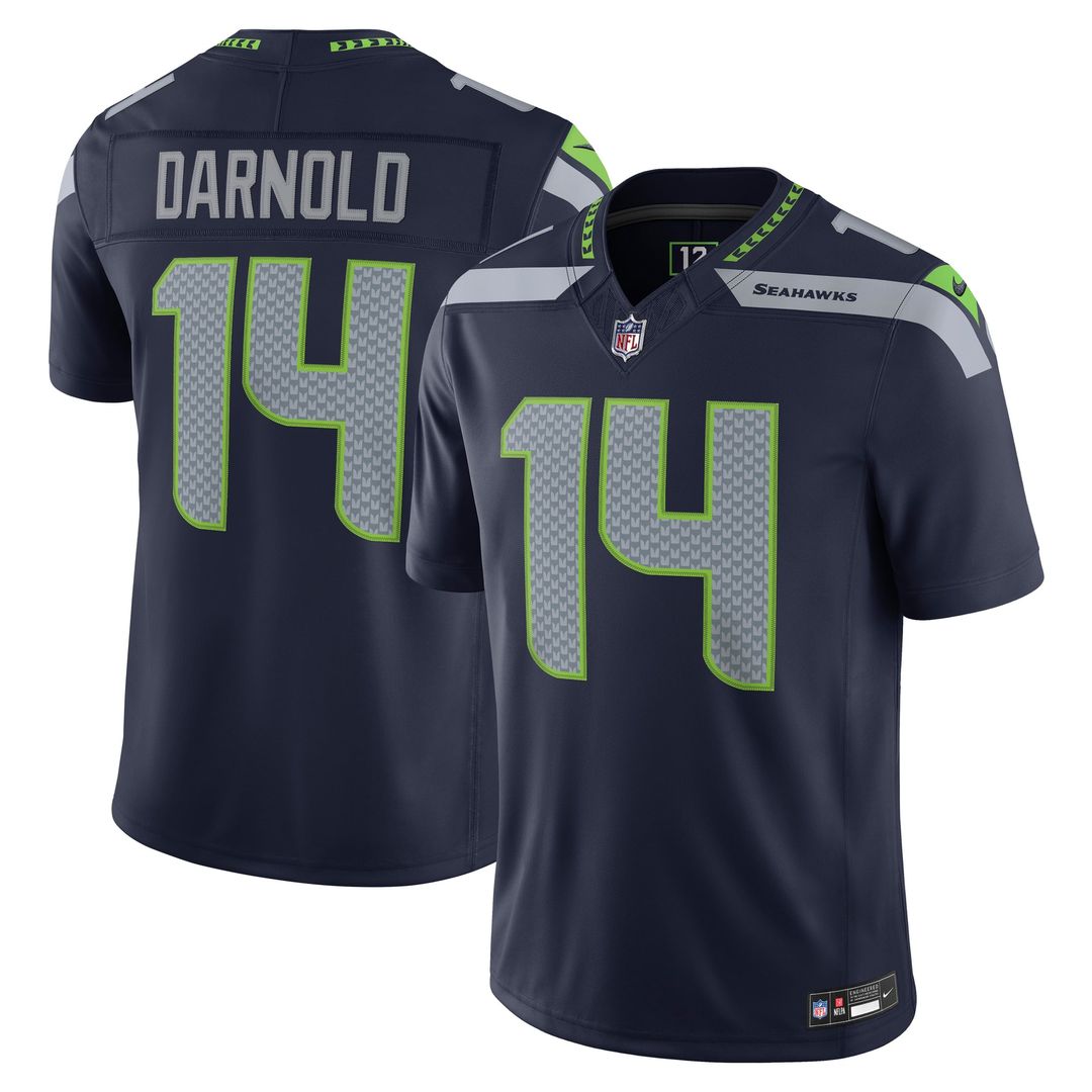 Seattle Seahawks Sam Darnold Nike Royal Alternate Vapor F.U.S.E. Stitched Limited Jersey
