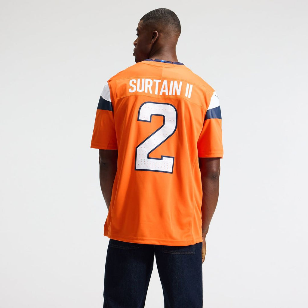 Denver Broncos Pat Surtain II Nike White Vapor F.U.S.E. Stitched Limited Jersey