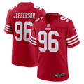 San Francisco 49ers Jordan Jefferson Nike Scarlet Team Game Jersey