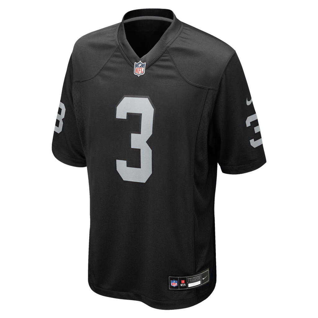 Las Vegas Raiders Taron Johnson Nike Black Team Game Jersey