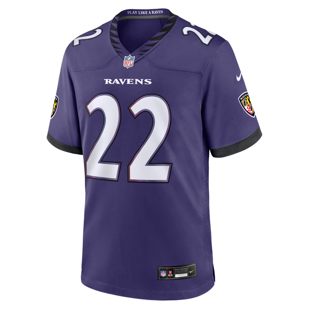 Baltimore Ravens Derrick Henry Nike Purple Team Game Jersey