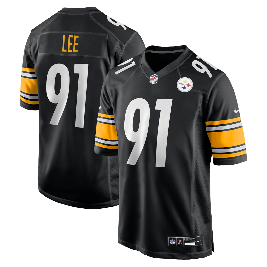 Pittsburgh Steelers Logan Lee Nike Black Game Jersey