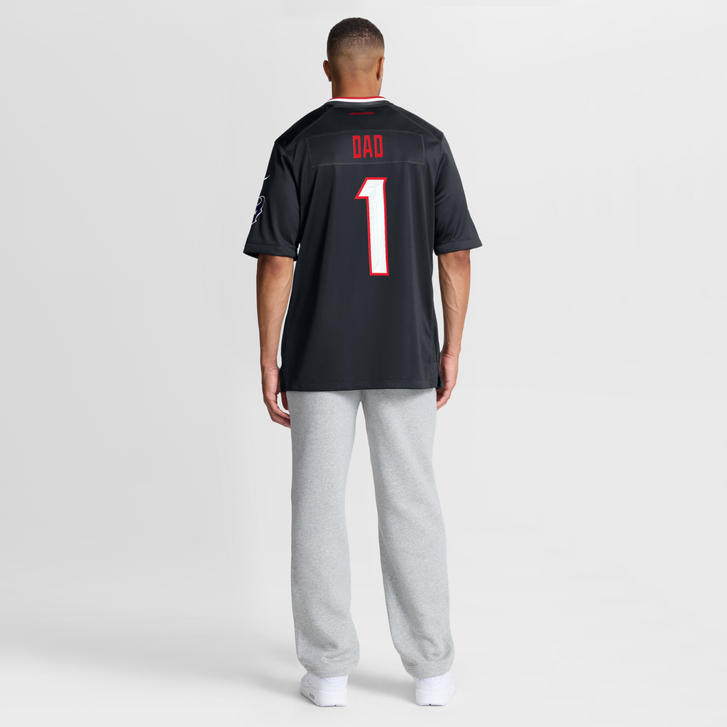 Houston Texans Nike Navy #1 Dad Game Jersey