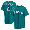 Seattle Mariners Colt Emerson Nike Teal Alternate Replica Jersey