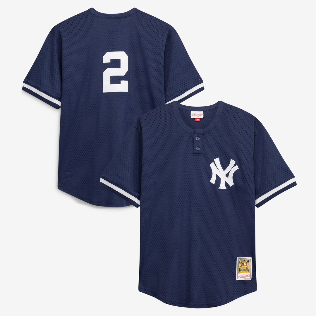 New York Yankees Derek Jeter Mitchell & Ness Navy Big & Tall Batting Practice Replica Player Jersey