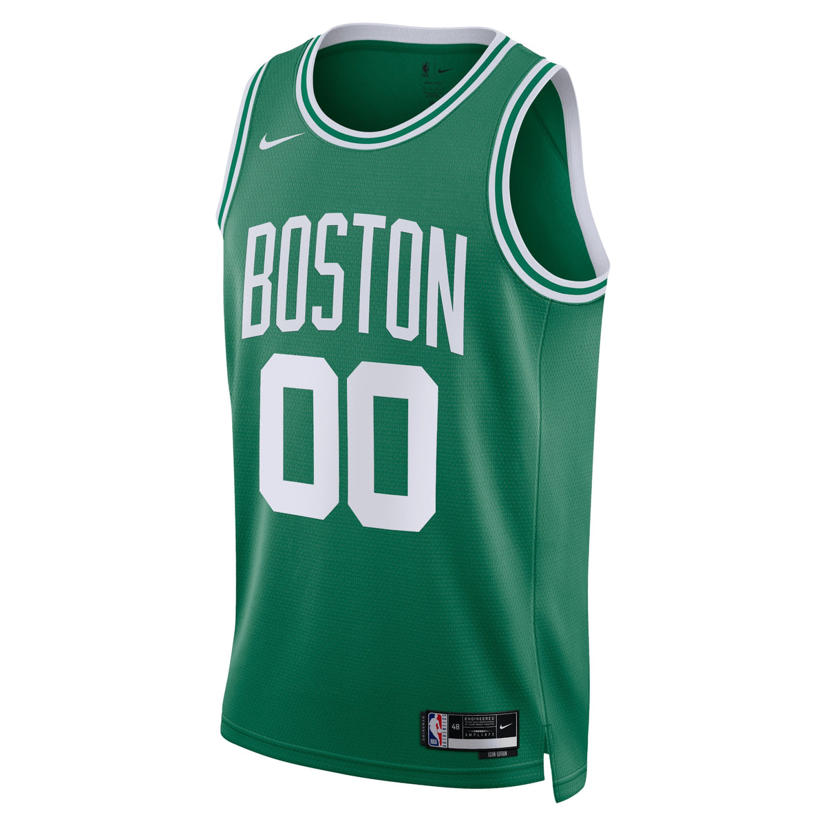 Boston Celtics Nike Icon Edition Swingman Jersey - Kelly Green - Custom - Unisex