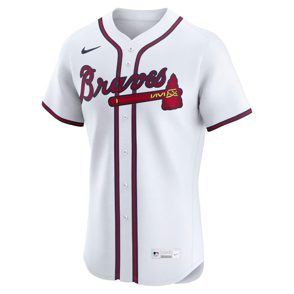 Atlanta Braves Nike White Home Elite Jersey