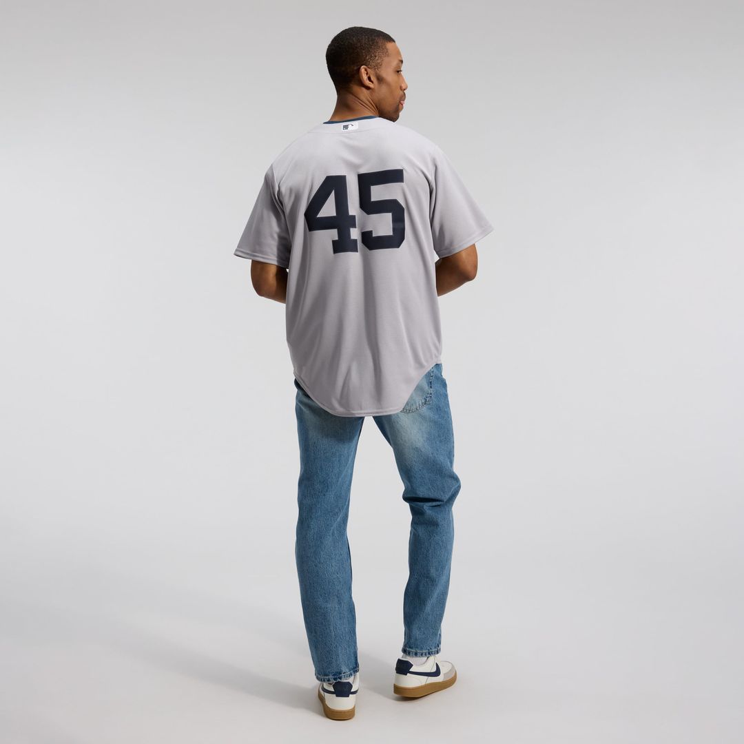 New York Yankees Gerrit Cole Nike Gray Road Replica Jersey