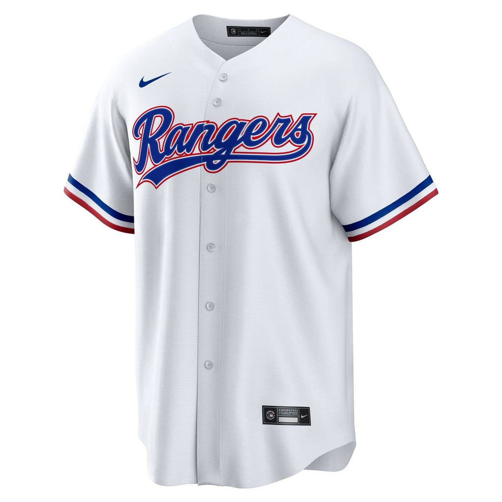 Texas Rangers Nike White #1 Groom Home Replica Jersey