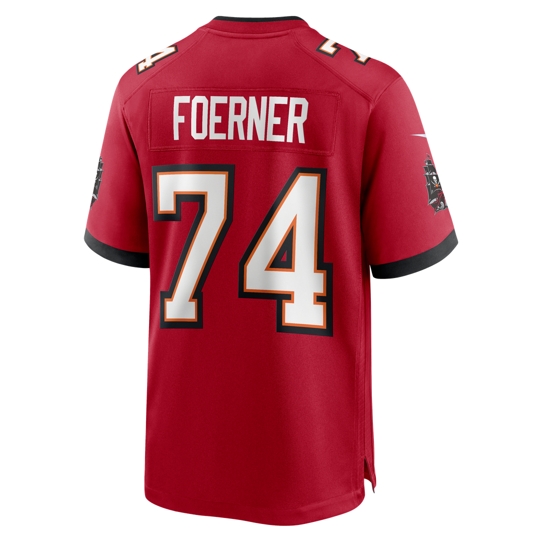 Tampa Bay Buccaneers Marshall Foerner Nike Red Team Game Jersey