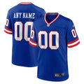 New York Giants Nike Royal Classic Custom Game Jersey