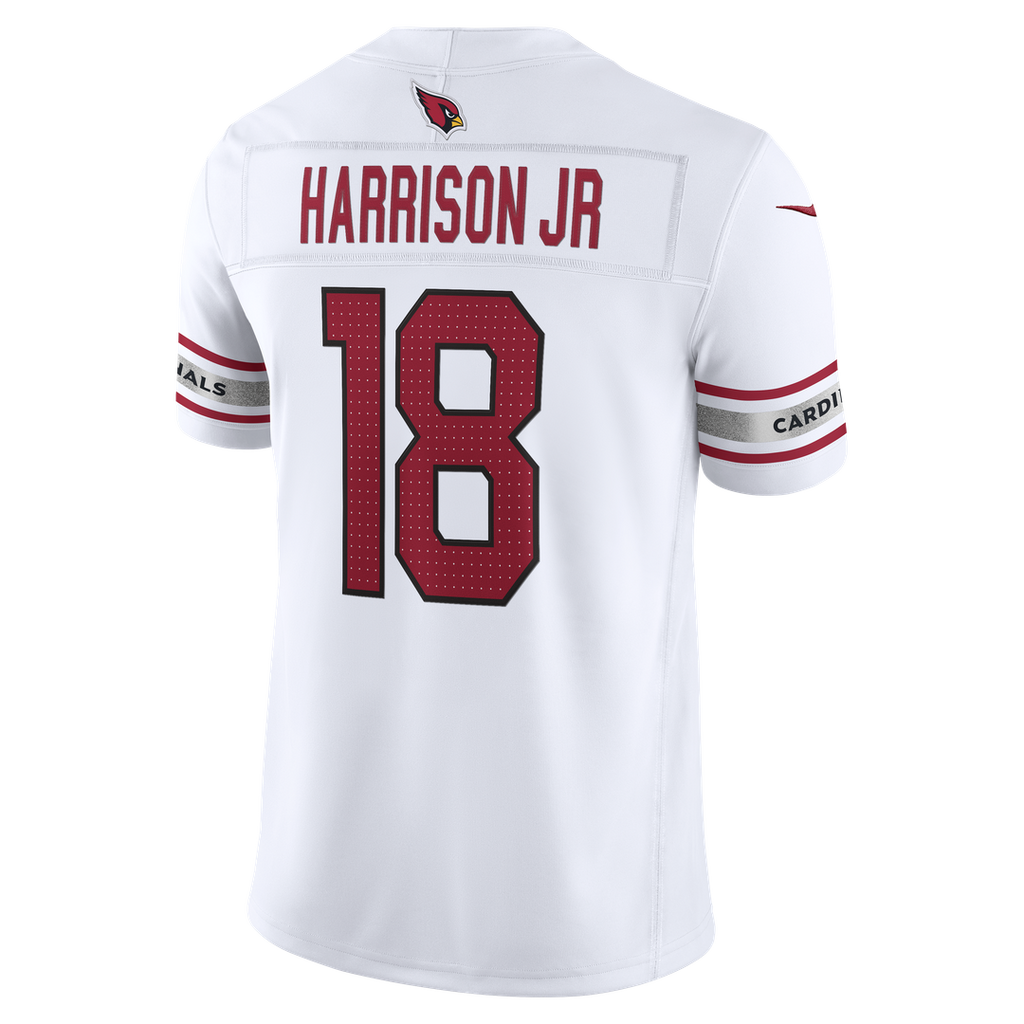 Arizona Cardinals Marvin Harrison Jr. Nike White Vapor F.U.S.E. Stitched Limited Jersey