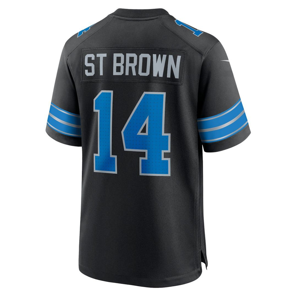 Detroit Lions Amon-Ra St. Brown Nike Blue Game Jersey