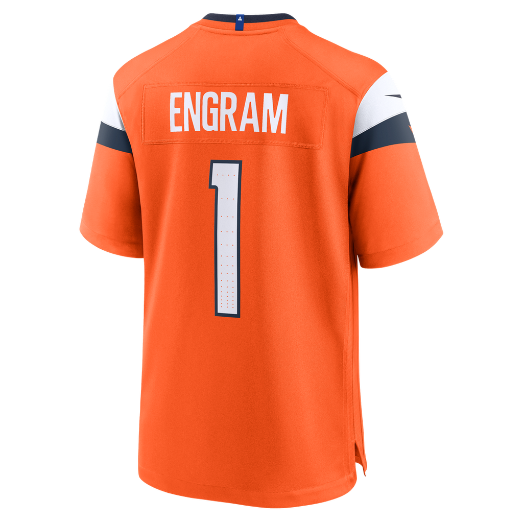 Denver Broncos Evan Engram Nike Orange Team Game Jersey
