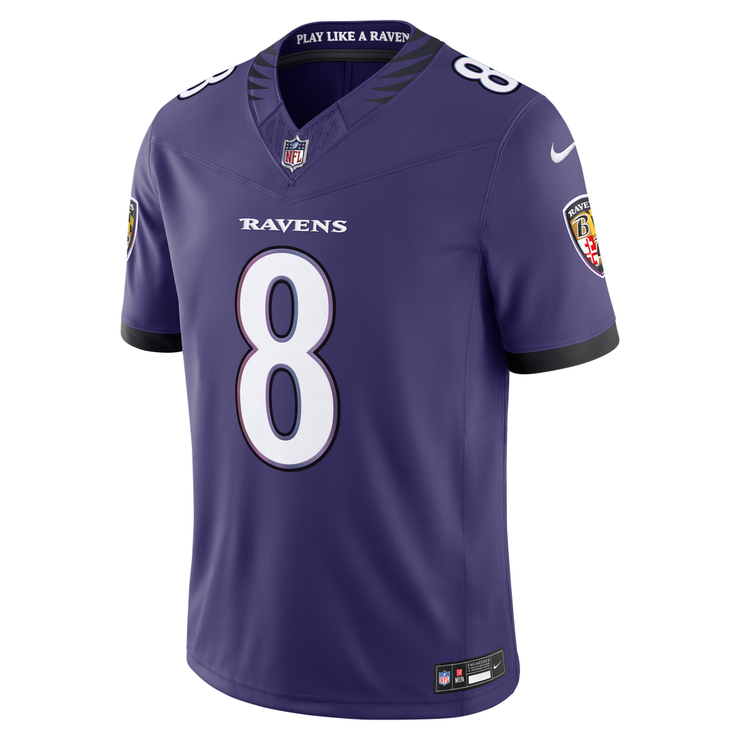 Baltimore Ravens Lamar Jackson Nike Black Alternate Alternate Vapor F.U.S.E. Stitched Limited Jersey