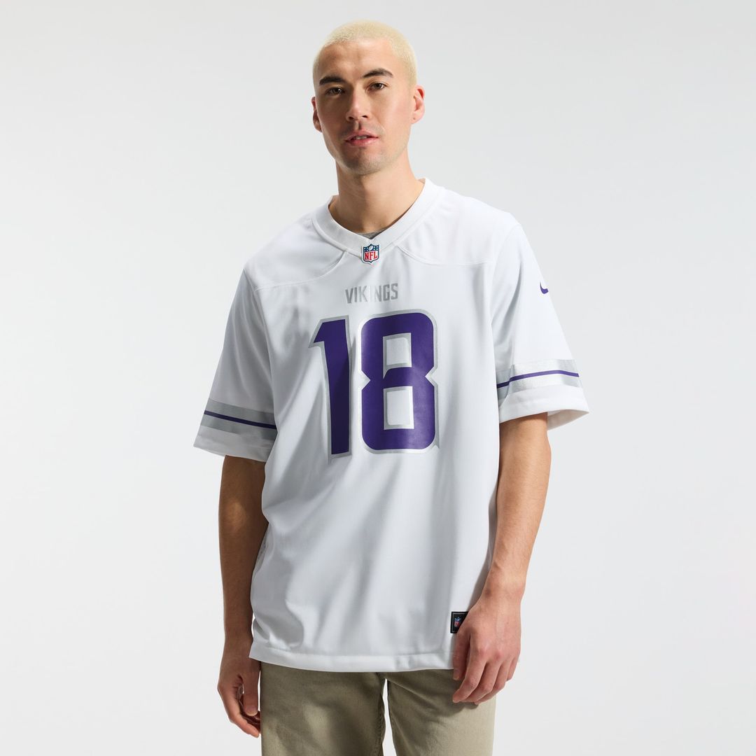 Minnesota Vikings Justin Jefferson Nike White Alternate Game Player Jersey