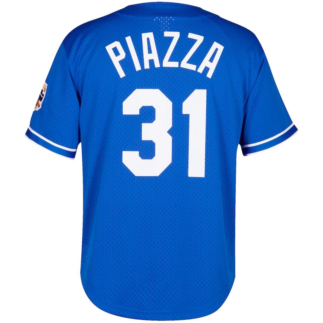 Los Angeles Dodgers Mike Piazza Mitchell & Ness Royal Big & Tall Cooperstown Mesh Batting Practice Jersey