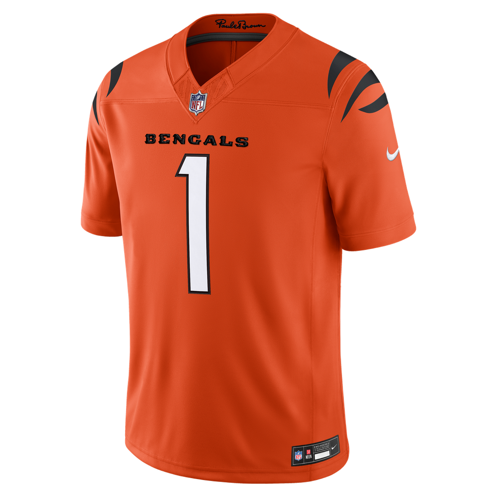 Cincinnati Bengals Ja'Marr Chase Nike White Vapor F.U.S.E. Stitched Limited Jersey