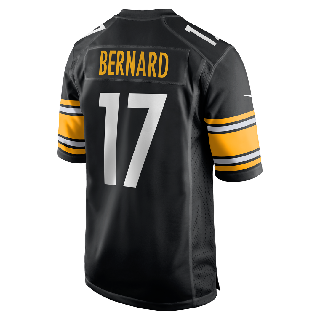 Pittsburgh Steelers Germie Bernard Nike Black Game Jersey