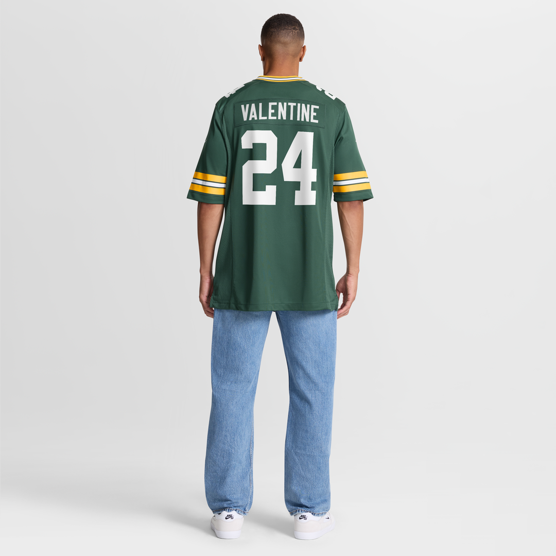 Green Bay Packers Carrington Valentine Nike Green Game Jersey