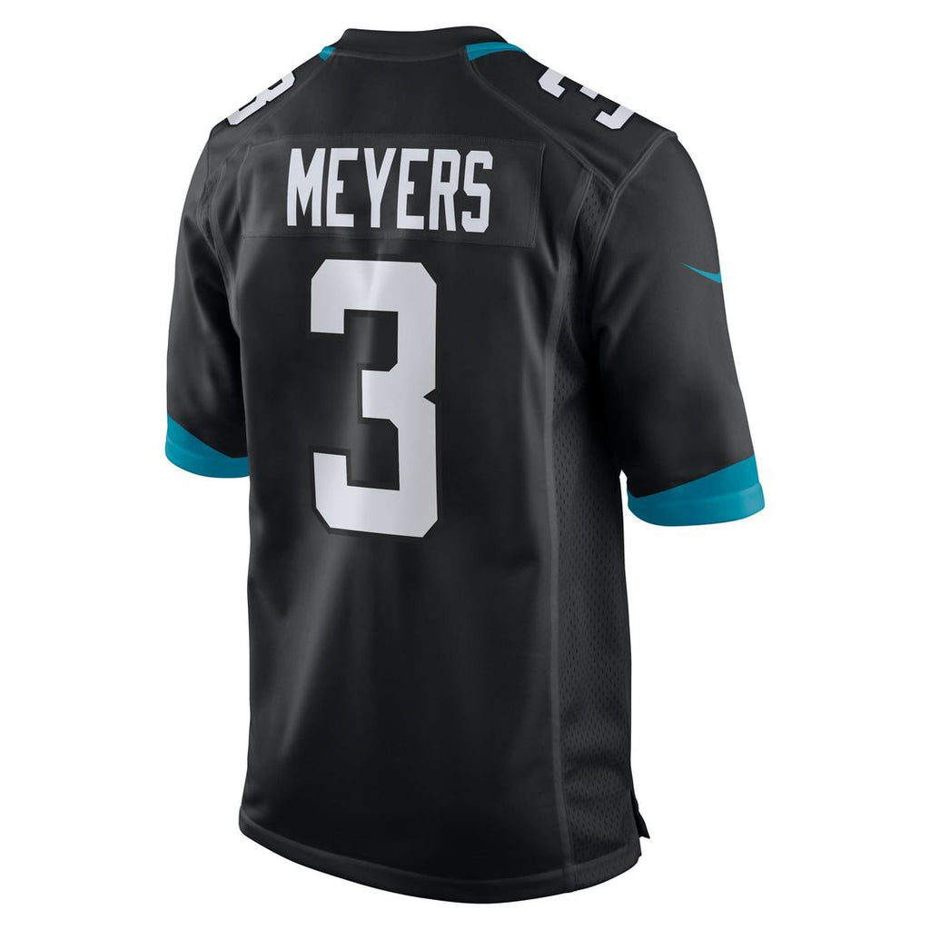 Jacksonville Jaguars Jakobi Meyers Nike Black Alternate Game Jersey