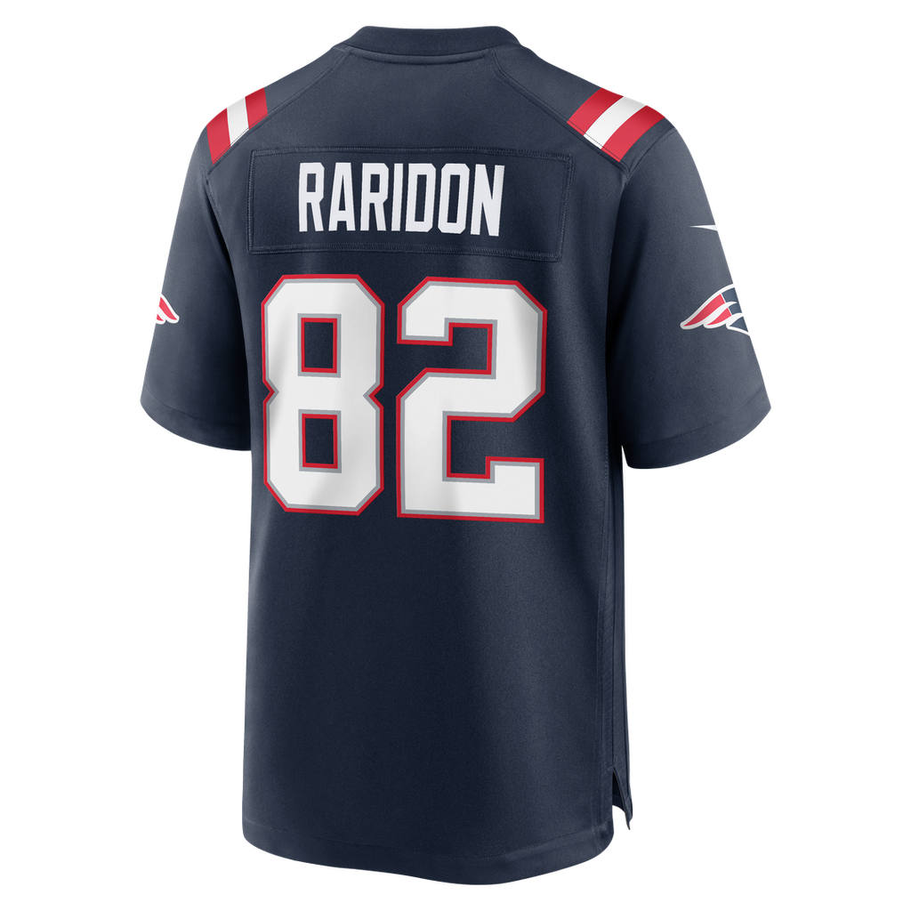 New England Patriots Eli Raridon Nike Navy Team Game Jersey