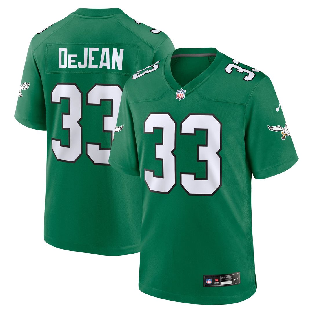 Philadelphia Eagles Cooper DeJean Nike White Game Jersey