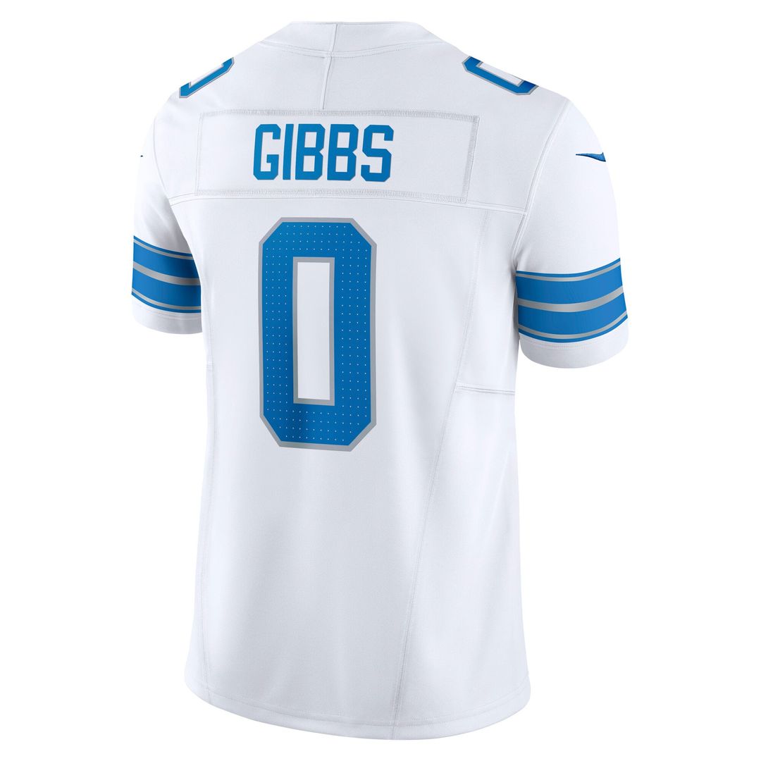 Detroit Lions Jahmyr Gibbs Nike Black 2nd Alternate Vapor F.U.S.E. Limited Jersey