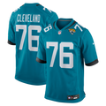 Jacksonville Jaguars Ezra Cleveland Nike Teal Game Jersey