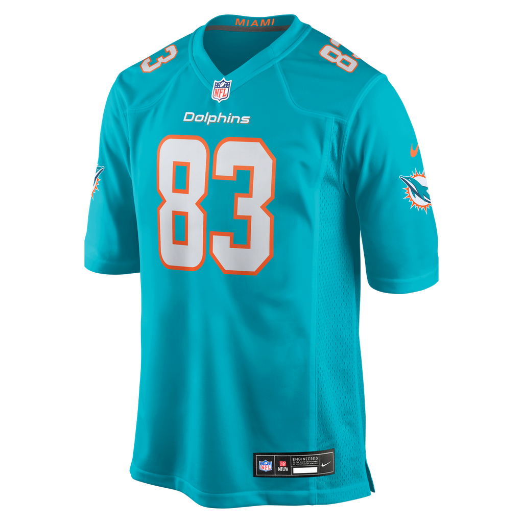 Miami Dolphins Darren Waller Nike Aqua Team Game Jersey