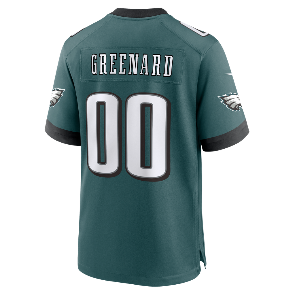Philadelphia Eagles Jonathan Greenard Nike Midnight Green Game Jersey