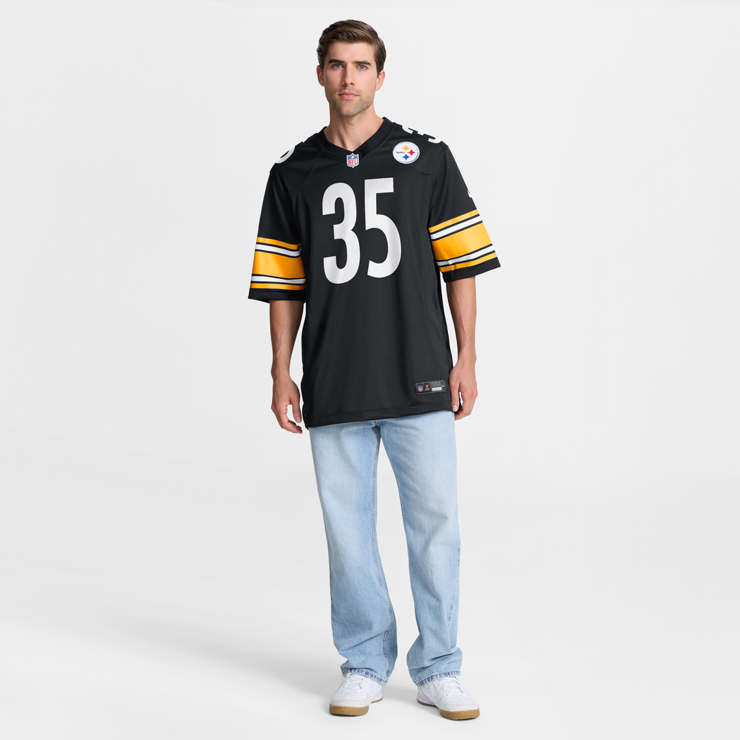 Pittsburgh Steelers Jamel Dean Nike Black Team Game Jersey