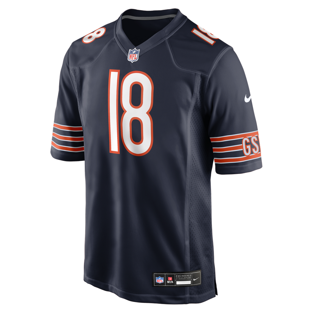 Chicago Bears Caleb Williams Nike White First Round Pick Player Game Jersey