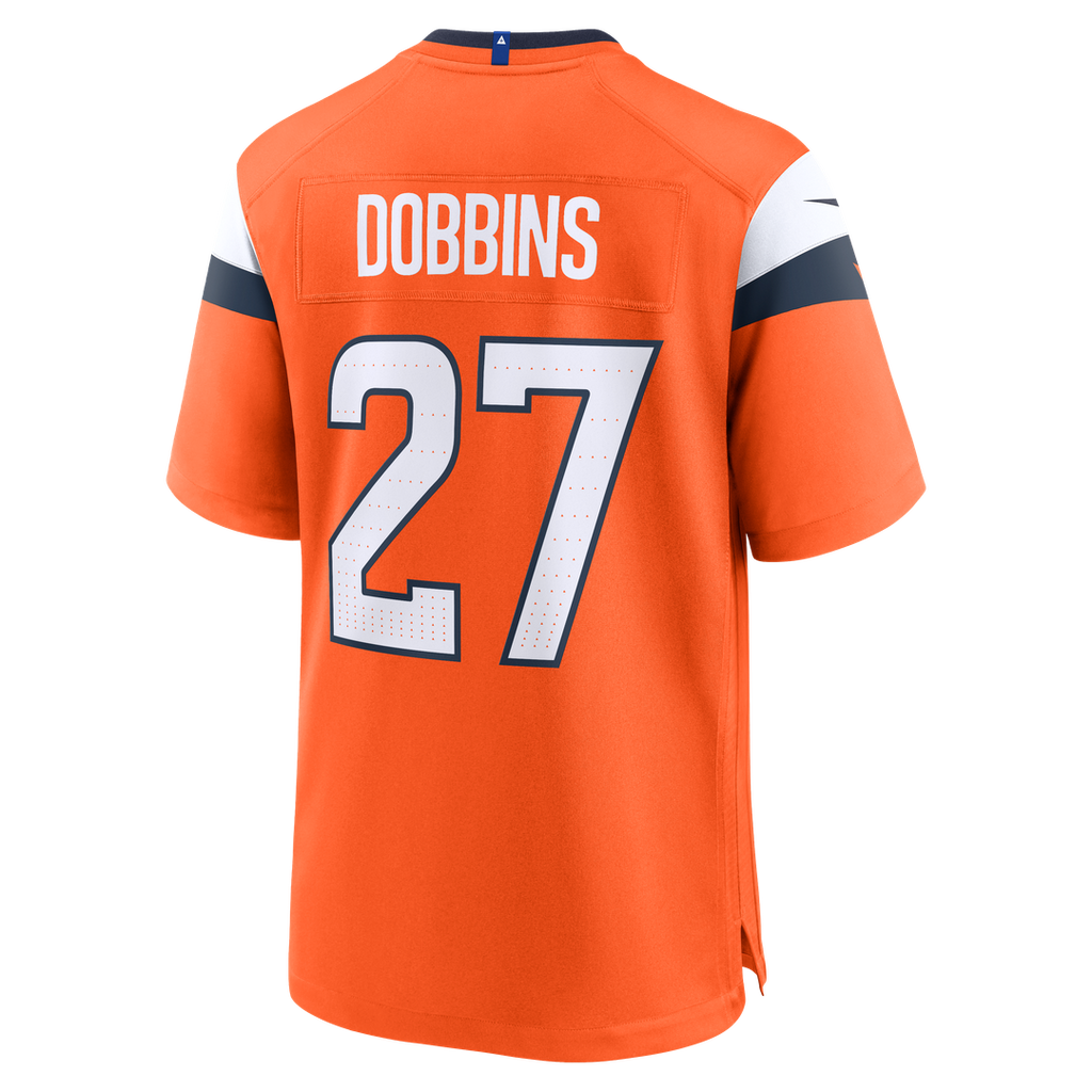 Denver Broncos J.K. Dobbins Nike Orange Team Game Jersey