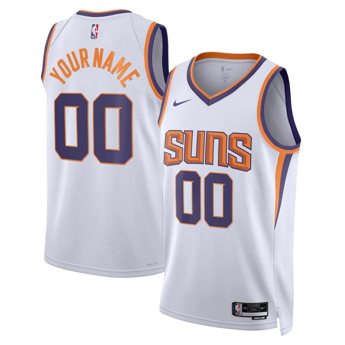 Phoenix Suns Nike Association Swingman Jersey - Custom - Unisex