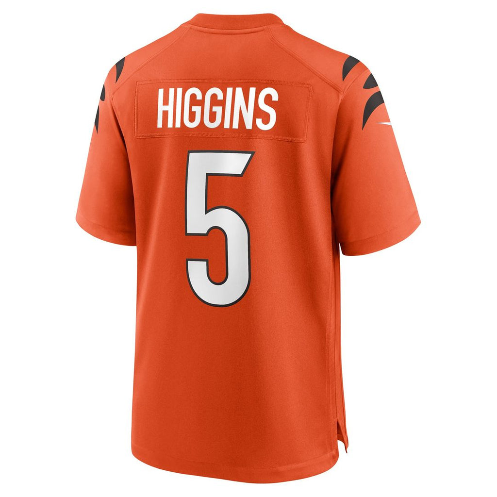 Cincinnati Bengals Tee Higgins Nike White Game Jersey