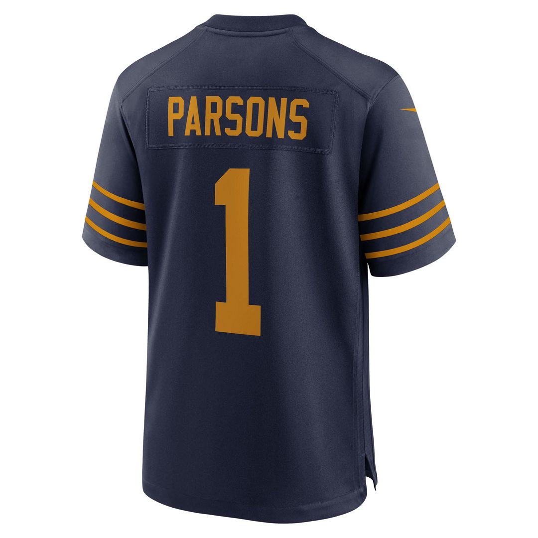 Green Bay Packers Micah Parsons Nike White Game Player Jersey
