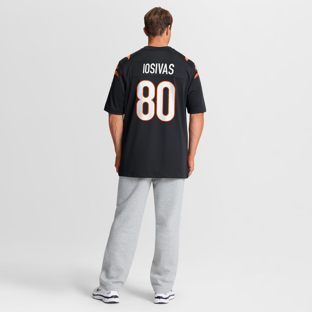 Cincinnati Bengals Andrei Iosivas Nike Black Team Game Jersey