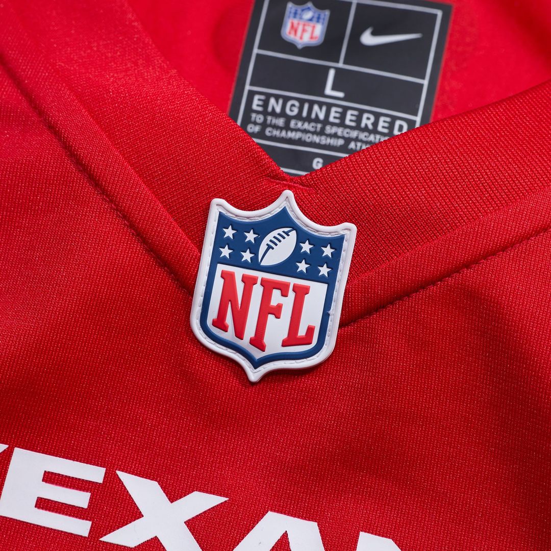 Houston Texans Tank Dell Nike Red Alternate Game Jersey