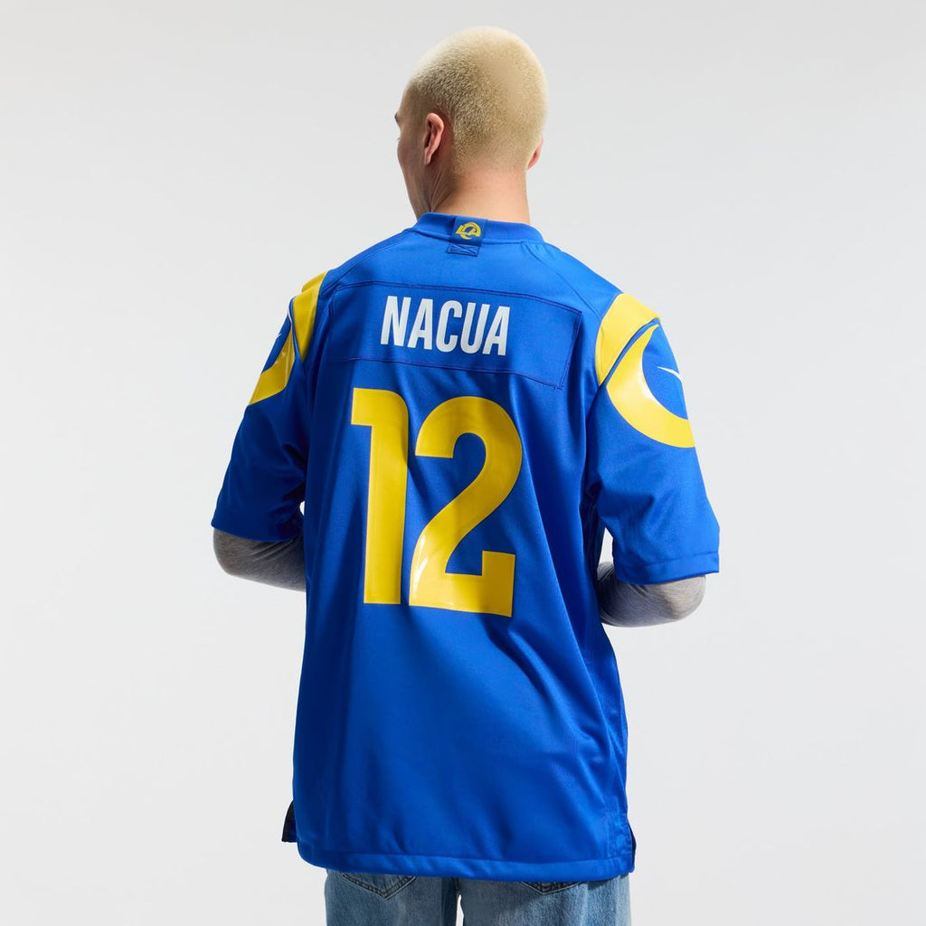 Los Angeles Rams Puka Nacua Nike White White Game Player Jersey