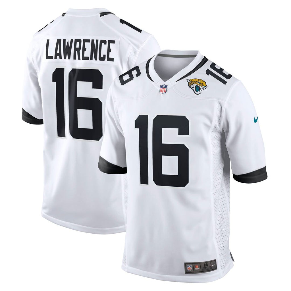 Jacksonville Jaguars Trevor Lawrence Nike White Game Jersey