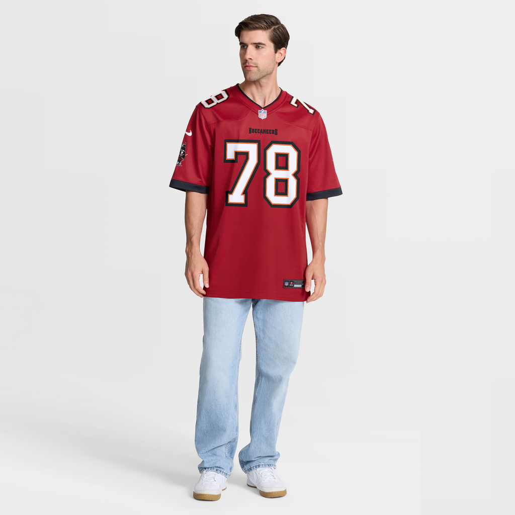 Tampa Bay Buccaneers Tristan Wirfs Nike Red Player Game Jersey