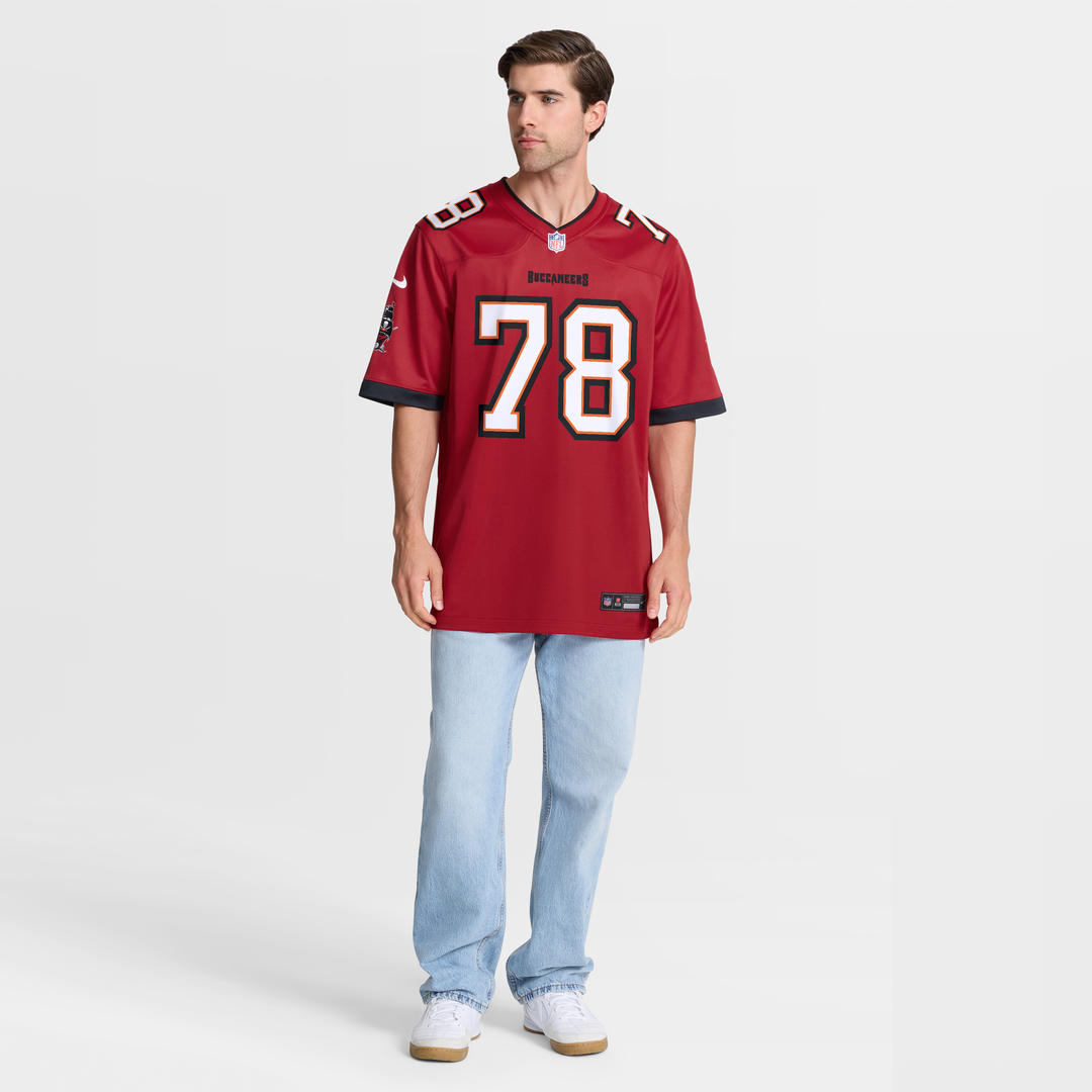 Tampa Bay Buccaneers Tristan Wirfs Nike Red Player Game Jersey