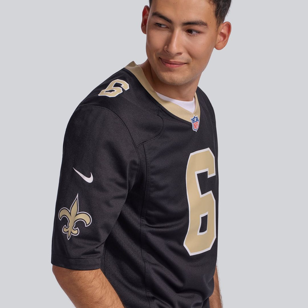 New Orleans Saints Tyler Shough Nike White Game Player Jersey