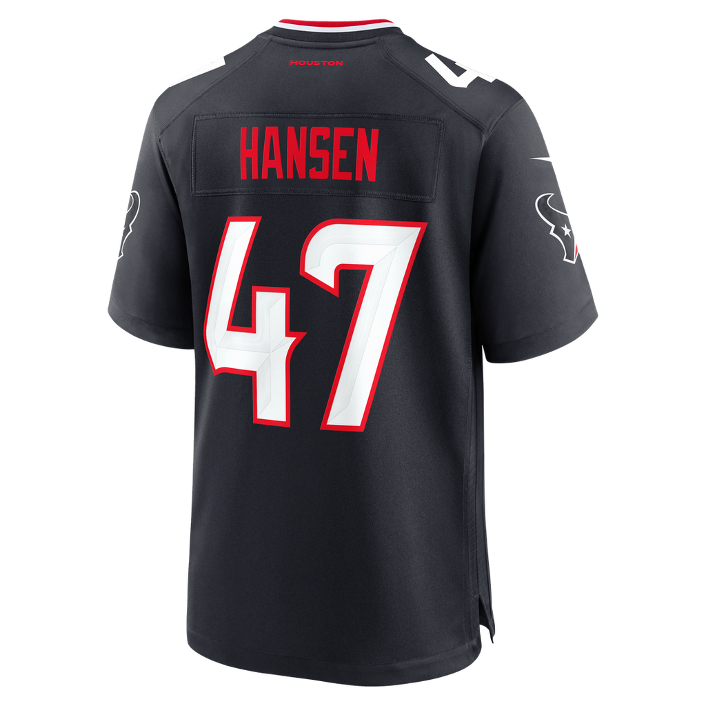 Houston Texans Louis Hansen Nike Navy Team Game Jersey