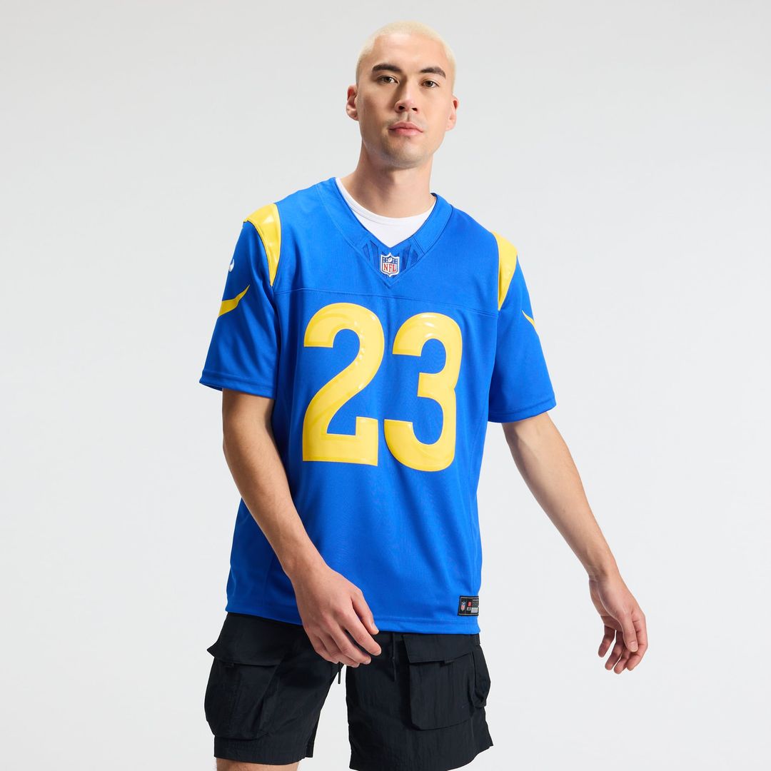 Los Angeles Rams Kyren Williams Nike White Vapor F.U.S.E. Stitched Limited Jersey