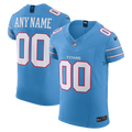 Tennessee Titans Nike Light Blue Vapor F.U.S.E. Elite Custom Jersey